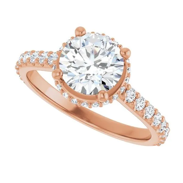 Hidden Halo-Style Engagement Ring Image 5 Paul James Jewelers Angels Camp, CA