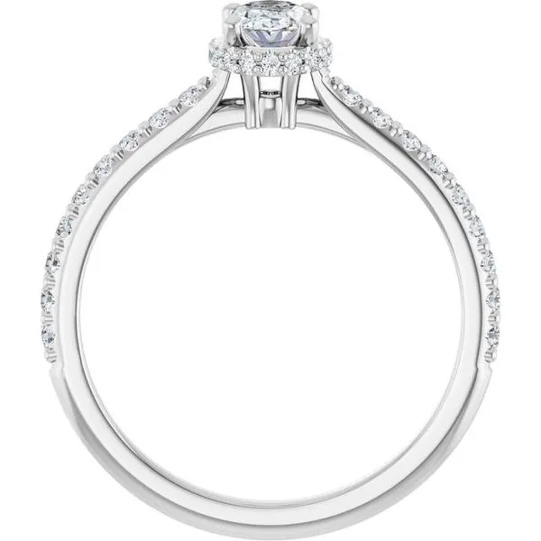 Hidden Halo-Style Engagement Ring Image 2 Morin Jewelers Southbridge, MA