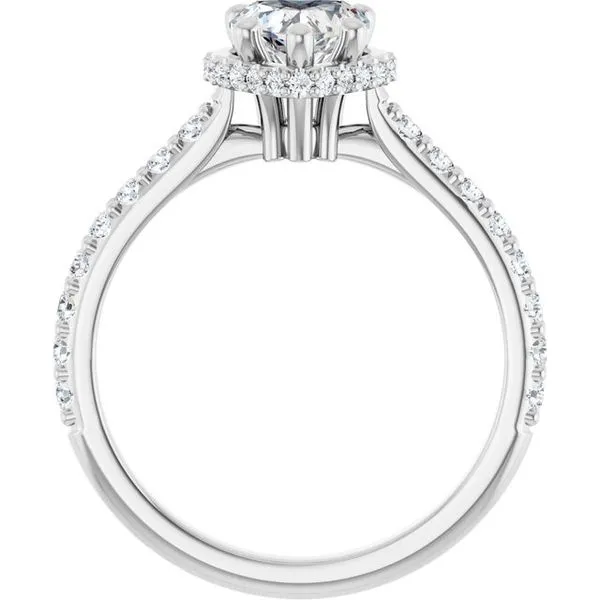 Hidden Halo-Style Engagement Ring Image 2 Ocean View Jewelers Millville, DE