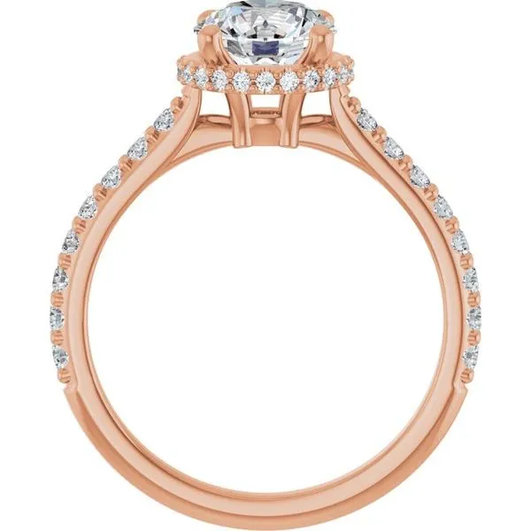 Hidden Halo-Style Engagement Ring Image 2 Futer Bros Jewelers York, PA