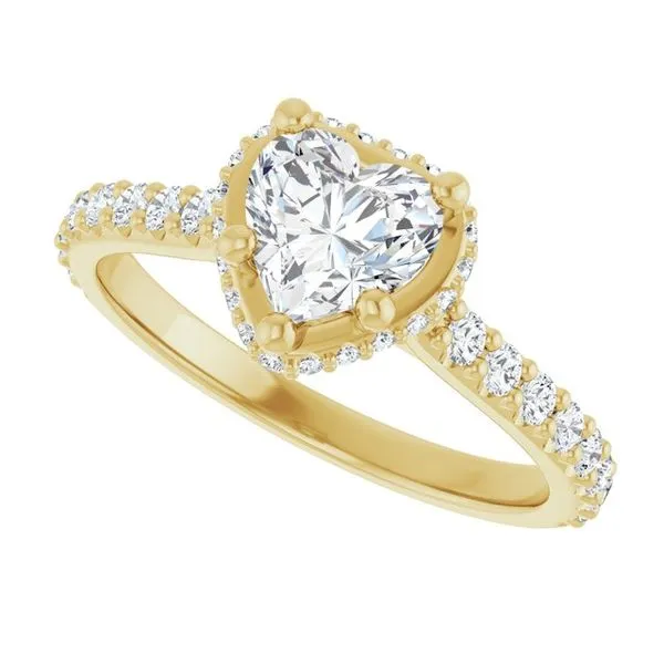 Hidden Halo-Style Engagement Ring Image 5 Jimmy Smith Jewelers Decatur, AL