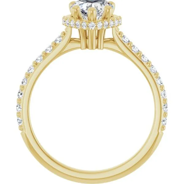 Hidden Halo-Style Engagement Ring Image 2 Mark Jewellers La Crosse, WI