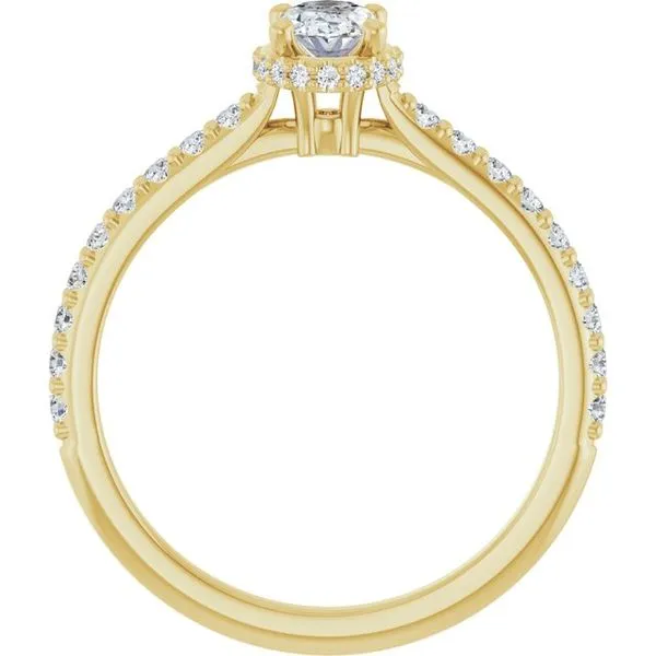 Hidden Halo-Style Engagement Ring Image 2 Austin's Fine Diamonds & Jewelry Lyndhurst, NJ