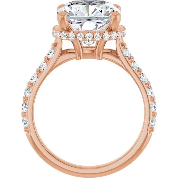 Hidden Halo-Style Engagement Ring Image 2 J. Thomas Jewelers Rochester Hills, MI
