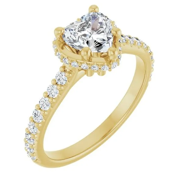 Hidden Halo-Style Engagement Ring Mark Jewellers La Crosse, WI