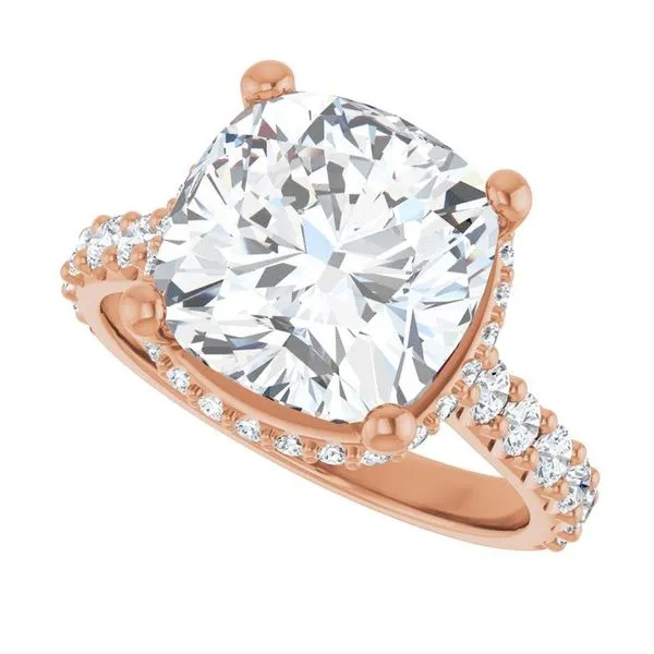 Hidden Halo-Style Engagement Ring Image 5 Arezzo Jewelers Elmwood Park, IL