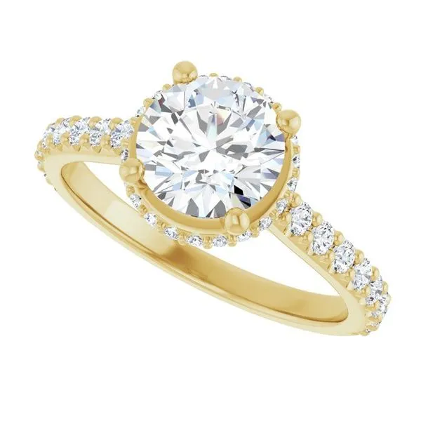 Hidden Halo-Style Engagement Ring Image 5 Shipley's Fine Jewelry Hampstead, MD