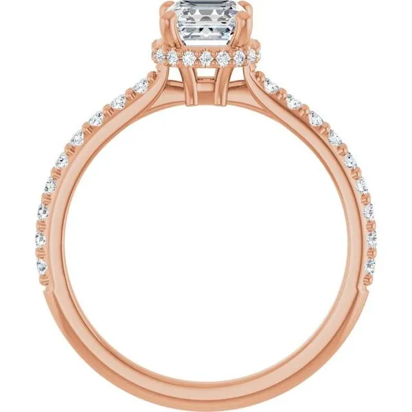 Hidden Halo-Style Engagement Ring Image 2 Futer Bros Jewelers York, PA