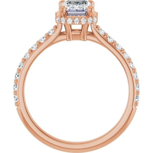 Hidden Halo-Style Engagement Ring Image 2 Paul James Jewelers Angels Camp, CA