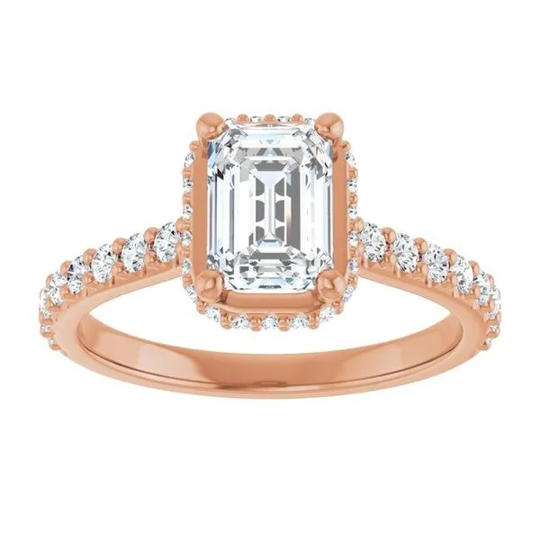 Hidden Halo-Style Engagement Ring Image 3 Shipley's Fine Jewelry Hampstead, MD