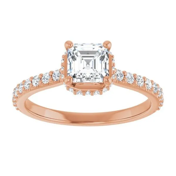 Hidden Halo-Style Engagement Ring Image 3 Paul James Jewelers Angels Camp, CA
