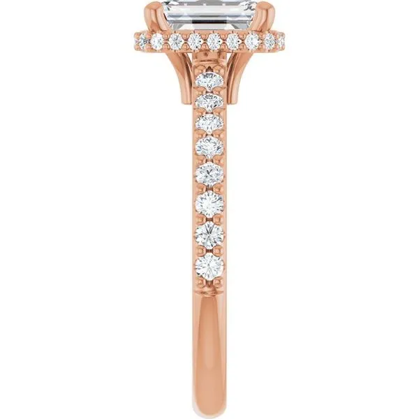 Hidden Halo-Style Engagement Ring Image 4 Jimmy Smith Jewelers Decatur, AL