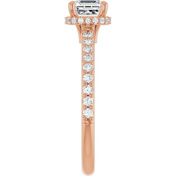 Hidden Halo-Style Engagement Ring Image 4 Shipley's Fine Jewelry Hampstead, MD
