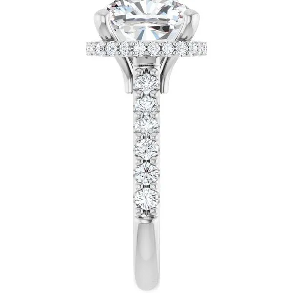 Hidden Halo-Style Engagement Ring Image 4 Paul James Jewelers Angels Camp, CA