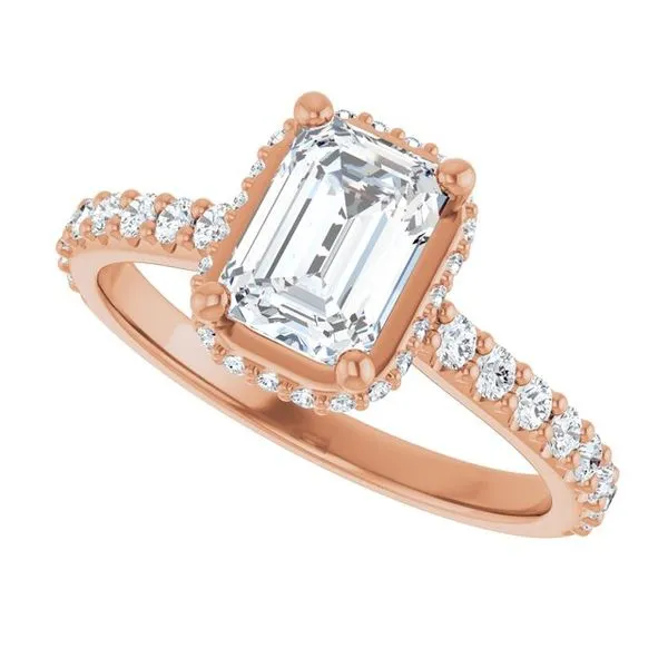 Hidden Halo-Style Engagement Ring Image 5 JF Jones Jewelers Rochester, NY