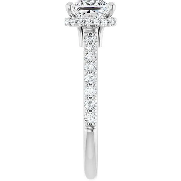 Hidden Halo-Style Engagement Ring Image 4 J. Thomas Jewelers Rochester Hills, MI