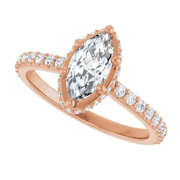 Hidden Halo-Style Engagement Ring Image 5 Raleigh Diamond Fine Jewelry Raleigh, NC