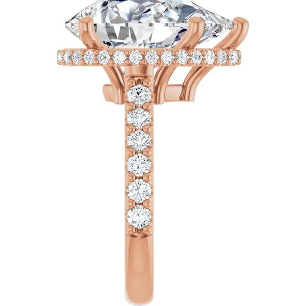 Hidden Halo-Style Engagement Ring Image 4 J. Thomas Jewelers Rochester Hills, MI