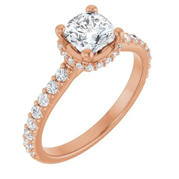 Hidden Halo-Style Engagement Ring Ocean View Jewelers Millville, DE