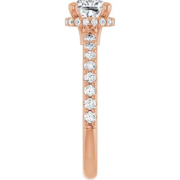Hidden Halo-Style Engagement Ring Image 4 Stuart Benjamin & Co. Jewelry Designs San Diego, CA