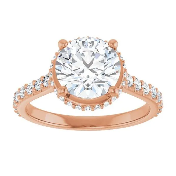 Hidden Halo-Style Engagement Ring Image 3 Jimmy Smith Jewelers Decatur, AL