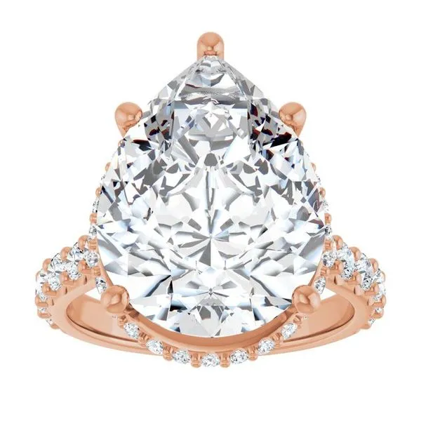 Hidden Halo-Style Engagement Ring Image 3 J. Thomas Jewelers Rochester Hills, MI