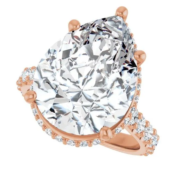 Hidden Halo-Style Engagement Ring Image 5 Mark Jewellers La Crosse, WI