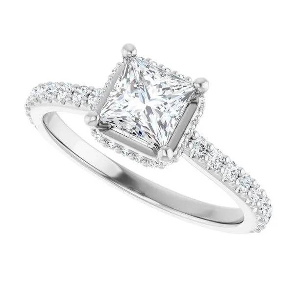 Hidden Halo-Style Engagement Ring Image 5 Shipley's Fine Jewelry Hampstead, MD