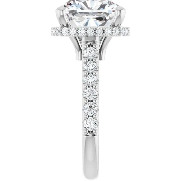 Hidden Halo-Style Engagement Ring Image 4 J. Thomas Jewelers Rochester Hills, MI