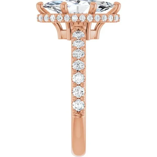 Hidden Halo-Style Engagement Ring Image 4 Jimmy Smith Jewelers Decatur, AL