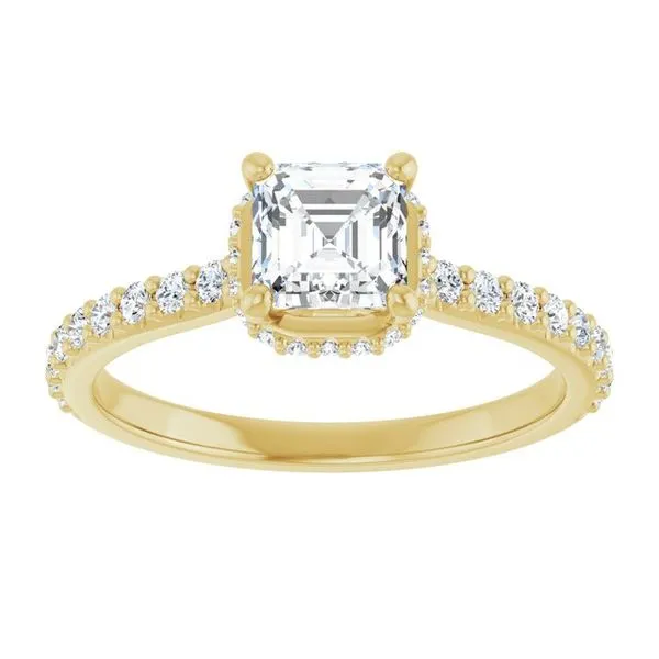 Hidden Halo-Style Engagement Ring Image 3 Jimmy Smith Jewelers Decatur, AL