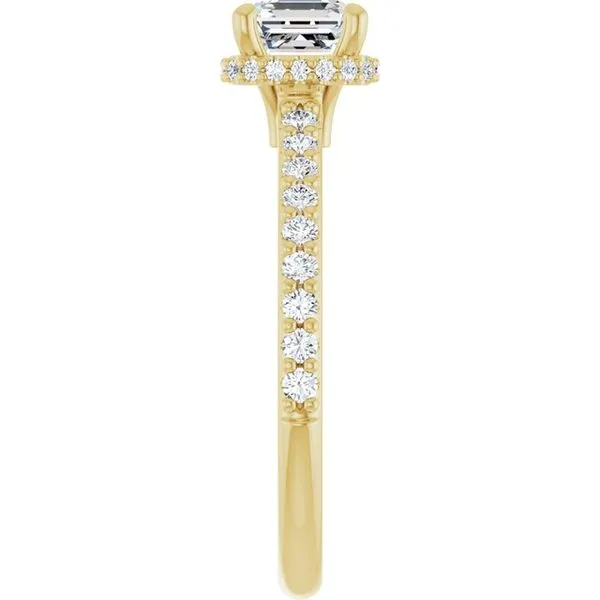 Hidden Halo-Style Engagement Ring Image 4 JF Jones Jewelers Rochester, NY