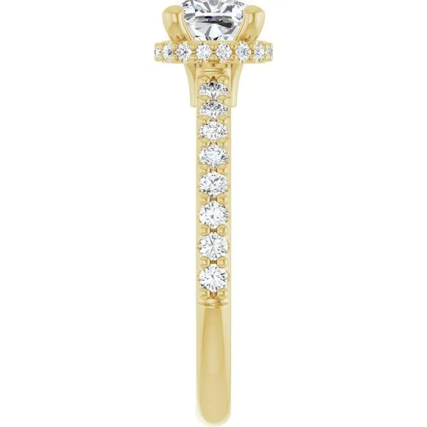 Hidden Halo-Style Engagement Ring Image 4 Natale Jewelers Sewell, NJ