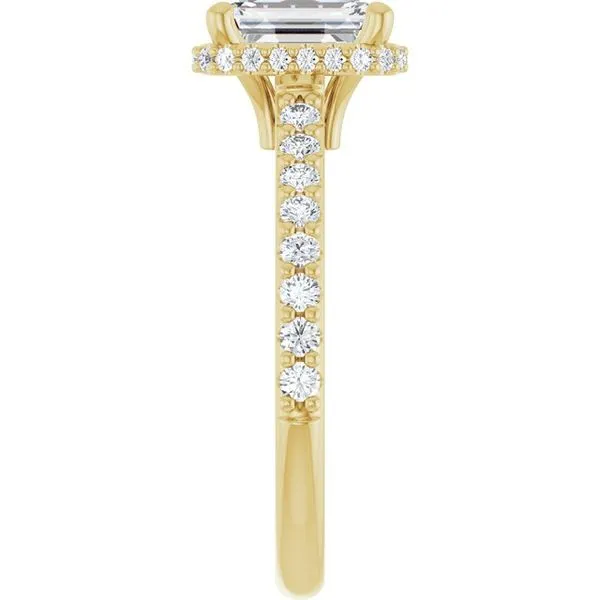 Hidden Halo-Style Engagement Ring Image 4 Jimmy Smith Jewelers Decatur, AL