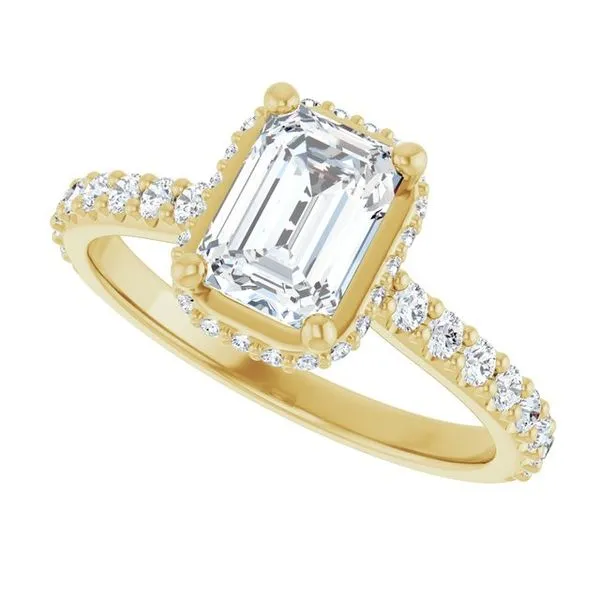 Hidden Halo-Style Engagement Ring Image 5 Shipley's Fine Jewelry Hampstead, MD