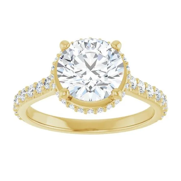 Hidden Halo-Style Engagement Ring Image 3 Mark Jewellers La Crosse, WI