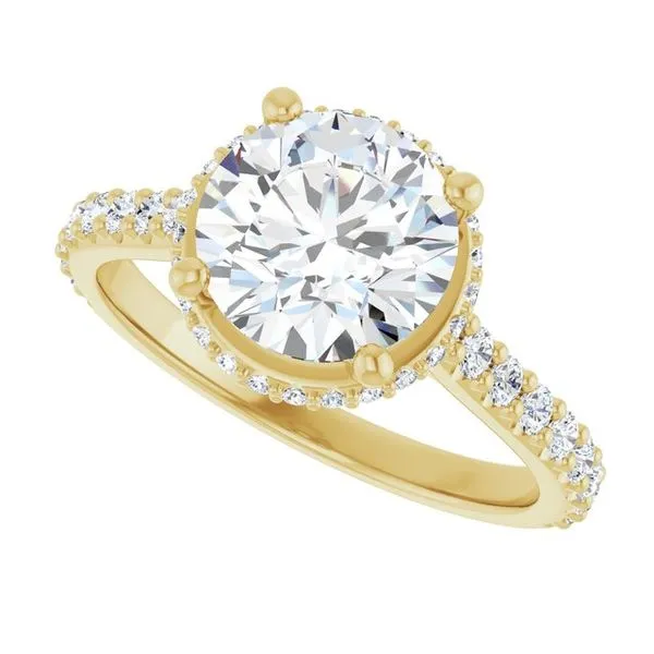 Hidden Halo-Style Engagement Ring Image 5 Austin's Fine Diamonds & Jewelry Lyndhurst, NJ