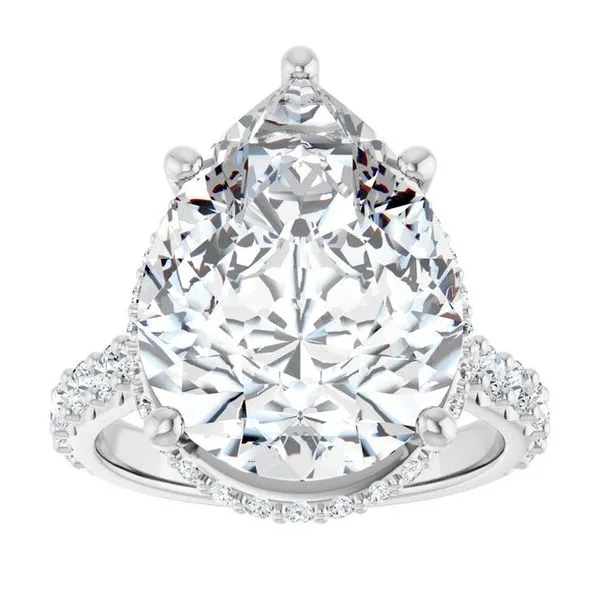 Hidden Halo-Style Engagement Ring Image 3 Jimmy Smith Jewelers Decatur, AL