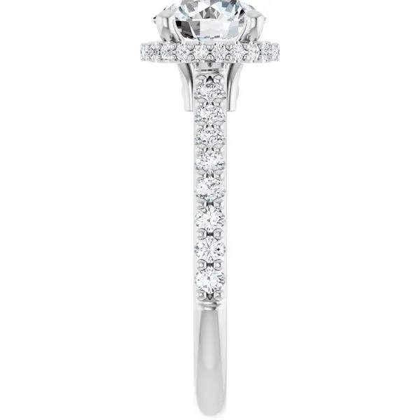 Hidden Halo-Style Engagement Ring Image 4 Redlands Jewelers Redlands, CA