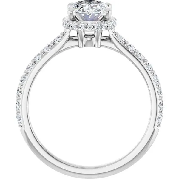Hidden Halo-Style Engagement Ring Image 2 Shipley's Fine Jewelry Hampstead, MD