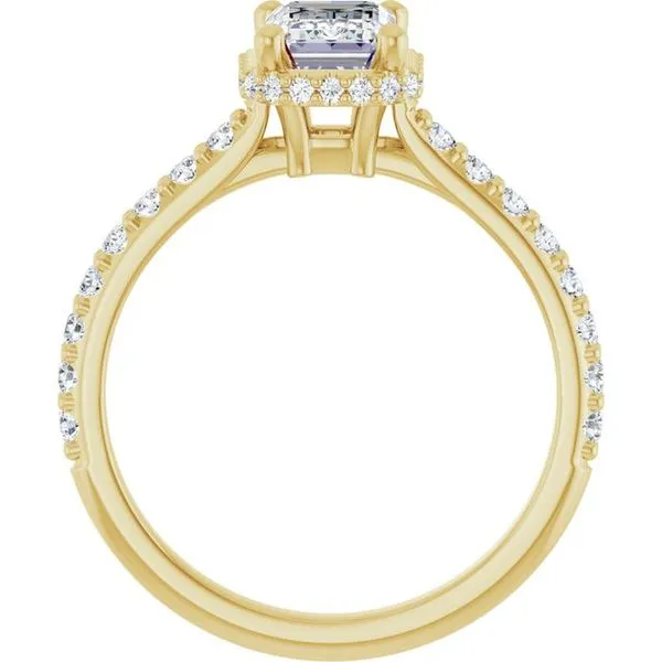 Hidden Halo-Style Engagement Ring Image 2 Jimmy Smith Jewelers Decatur, AL