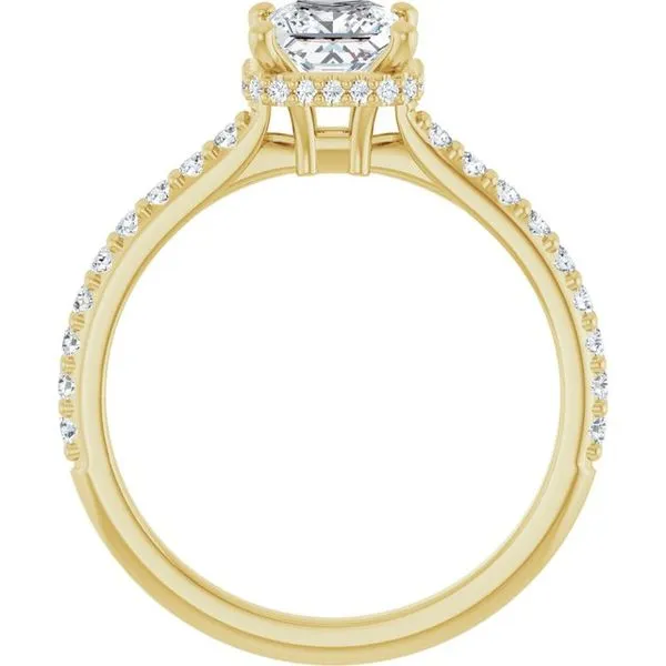 Hidden Halo-Style Engagement Ring Image 2 Don's Jewelry & Design Washington, IA