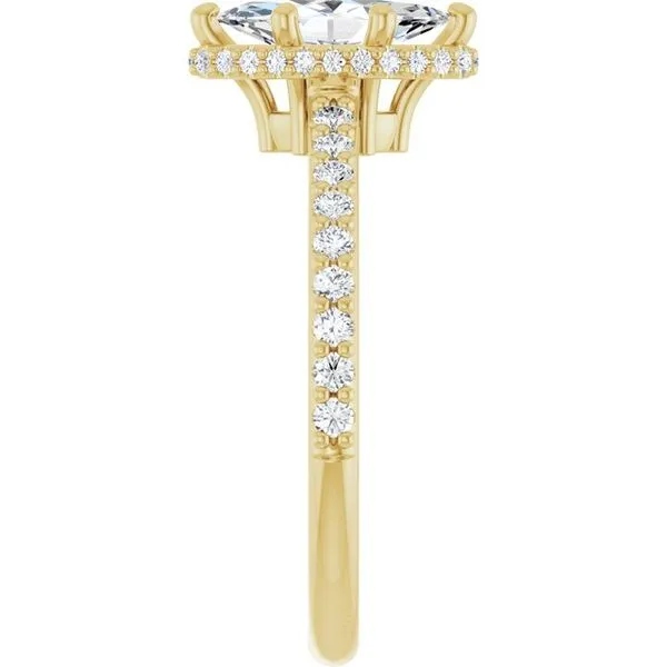 Hidden Halo-Style Engagement Ring Image 4 Mark Jewellers La Crosse, WI