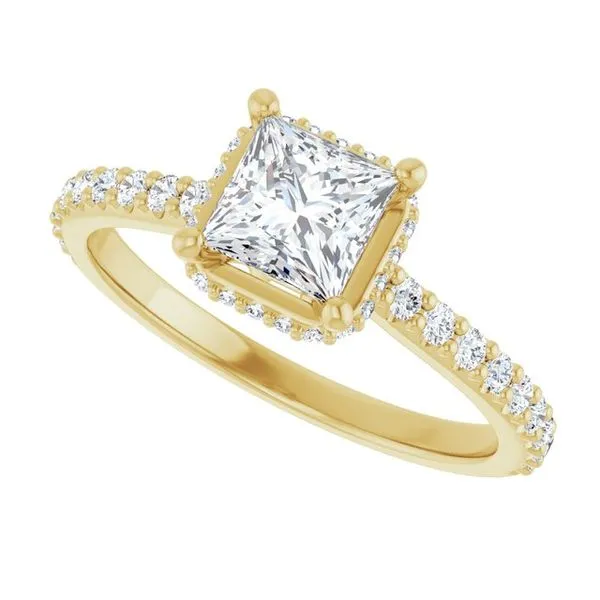 Hidden Halo-Style Engagement Ring Image 5 Futer Bros Jewelers York, PA