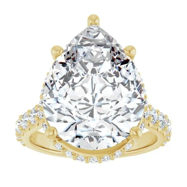 Hidden Halo-Style Engagement Ring Image 3 J. Thomas Jewelers Rochester Hills, MI