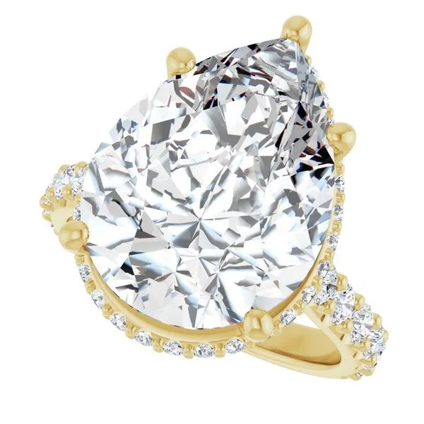 Hidden Halo-Style Engagement Ring Image 5 Raleigh Diamond Fine Jewelry Raleigh, NC