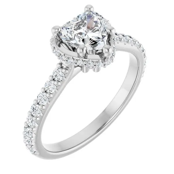 Hidden Halo-Style Engagement Ring Futer Bros Jewelers York, PA