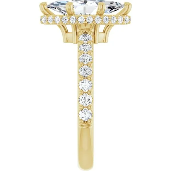 Hidden Halo-Style Engagement Ring Image 4 J. Thomas Jewelers Rochester Hills, MI