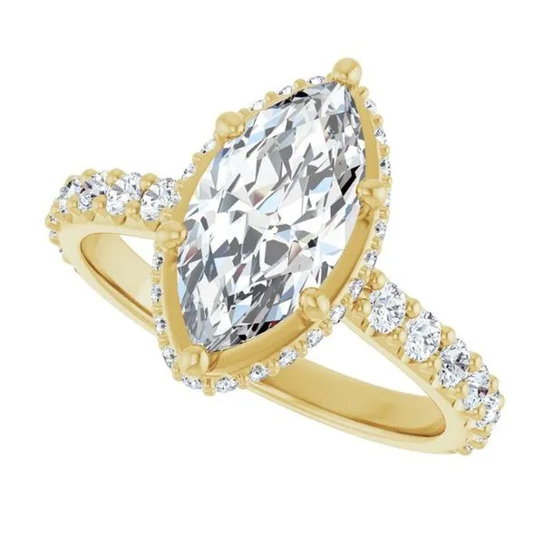 Hidden Halo-Style Engagement Ring Image 5 Ocean View Jewelers Millville, DE