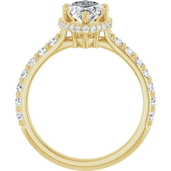 Hidden Halo-Style Engagement Ring Image 2 Natale Jewelers Sewell, NJ